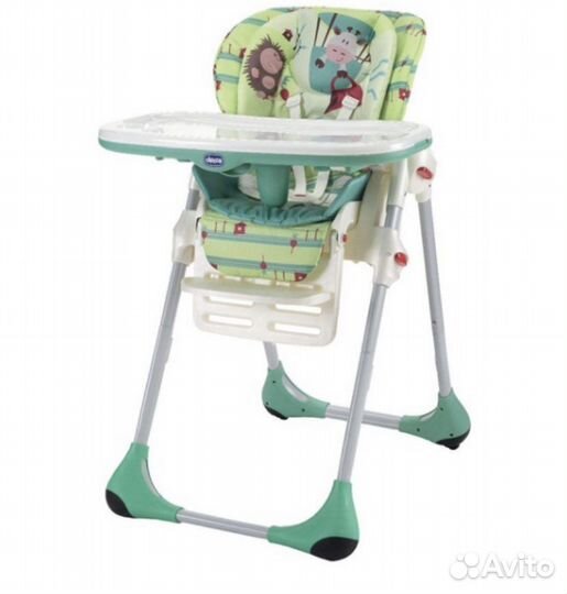 Стульчик для кормления chicco polly 2/1