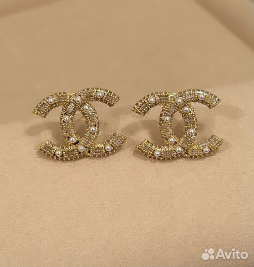 Chanel серьги премиум