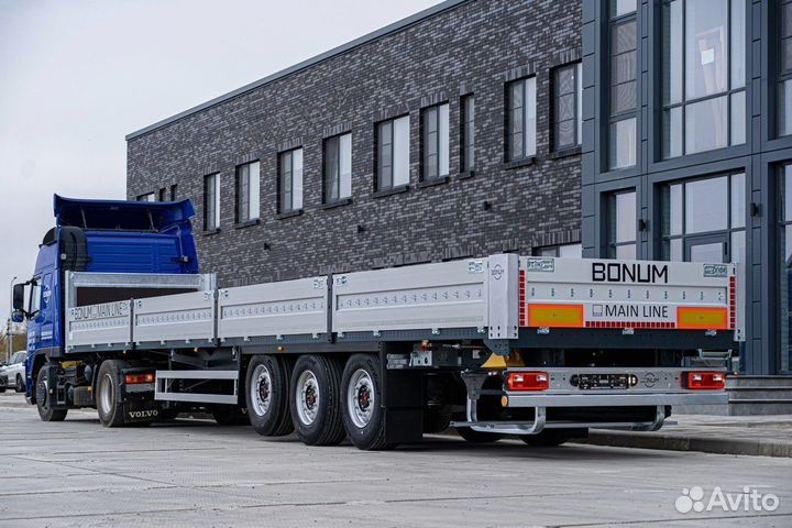 Полуприцеп бортовой Bonum 914296-06, 2024