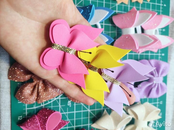 Набор заколок Бабочки для волос