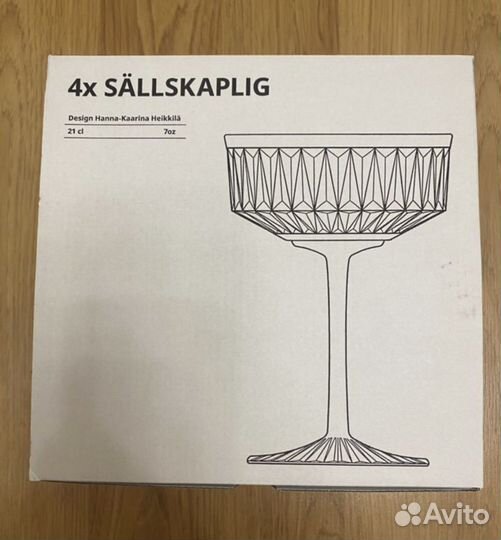 Фужер бокал Икея для шампанского