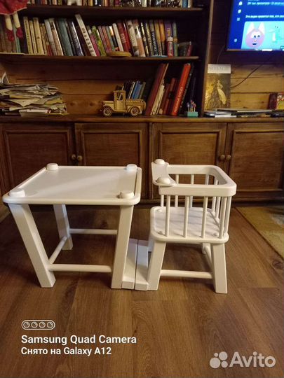 Столик детский со стульчиком,2в1 трансформер