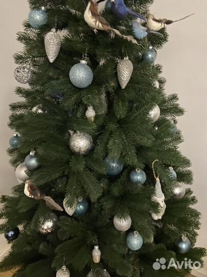 Елка литая искуственная б/у 180см