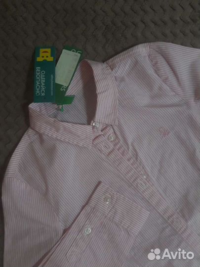 Новая Блузка школьная р.122-128 Бенитон