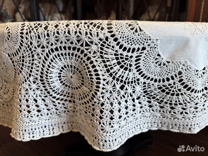 Винтажня скатерть,хлопок, Испания