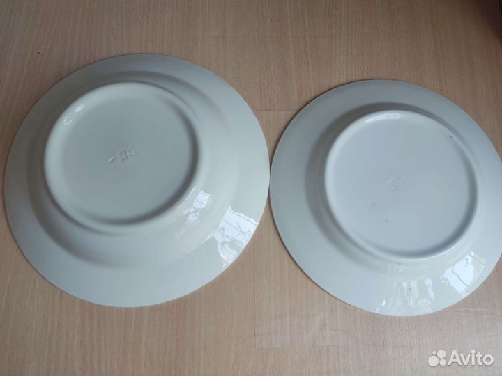 Тарелки СССР, стеклянная кофейная пара