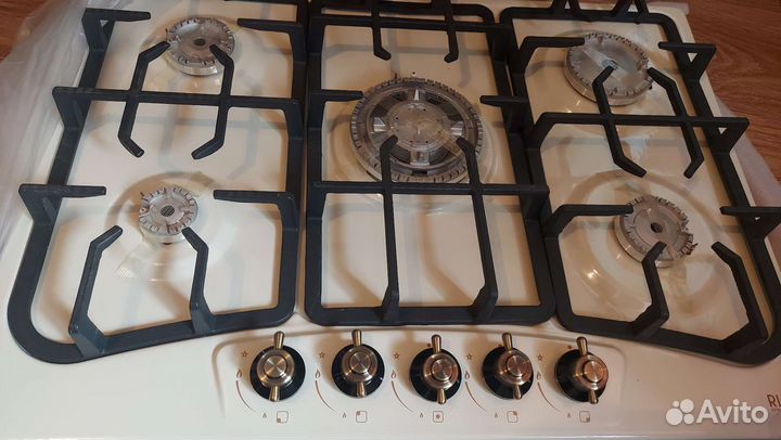 Газовая варочная панель 5 конфорок (новая)