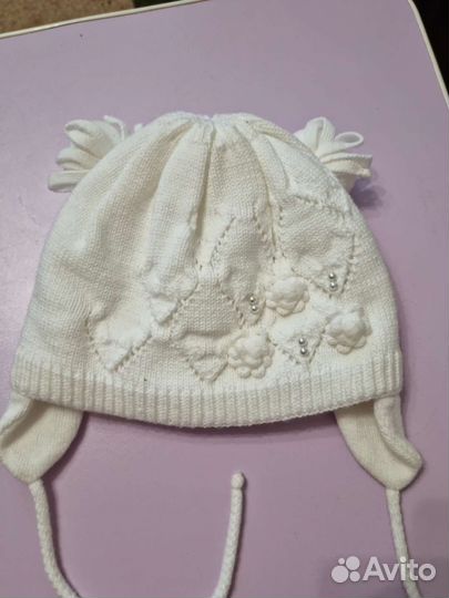 Шапочка для девочки 48-50р