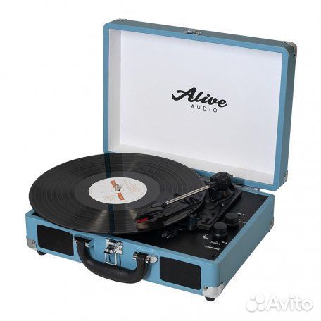 Проигрыватель винила Alive Audio glam Aqua