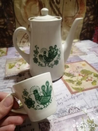 Кофейник + чашка