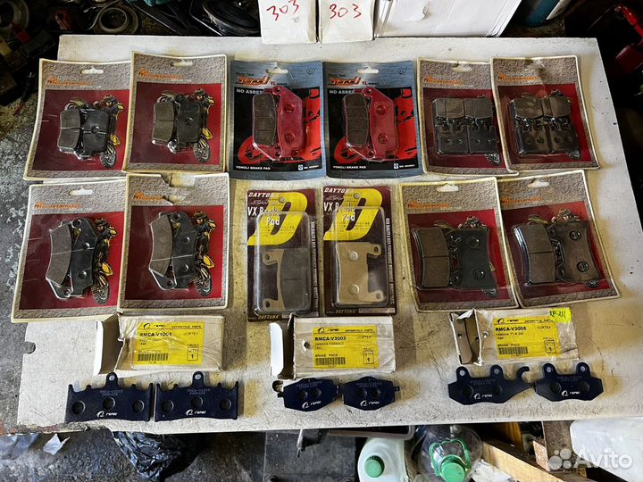 Колодки тормозные для мотоциклов honda yamaha