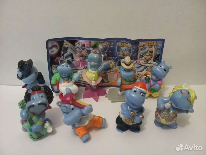 Серии Киндер (бегемоты, смурфики и др.)