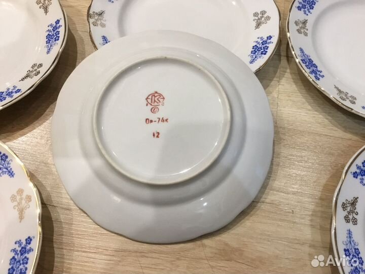 Тарелки пирожковые Коростень фарфор