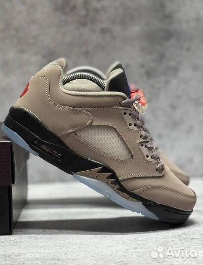 Кроссовки Nike PSG x Air Jordan 5 Low (Арт.79159)