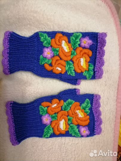 Митенки ручной работы
