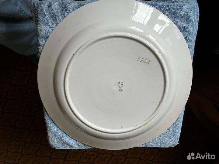 Блюдо, фарфор. СССР, Буди, Дулёво