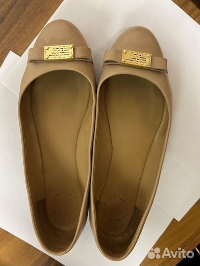 Marc jacobs балетки бежевые 38 оригинал