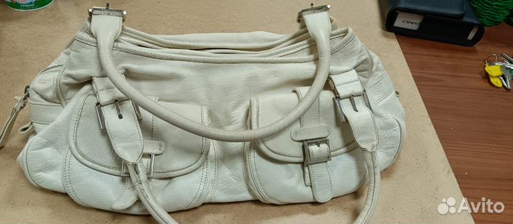 Сумка кожаная Италия, немного ношеная