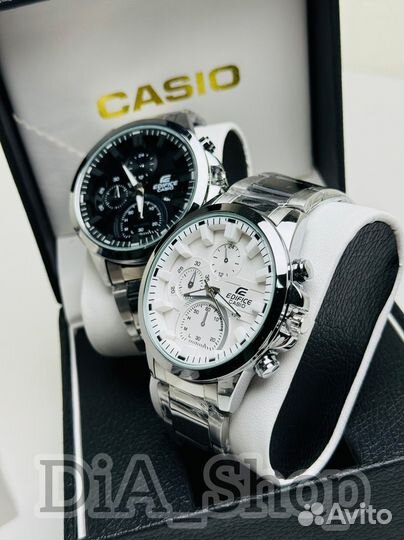 Часы мужские Casio Edifice металлический ремешок