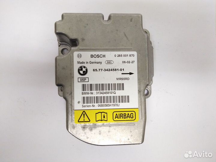 Эбу airbag BMW X3E83