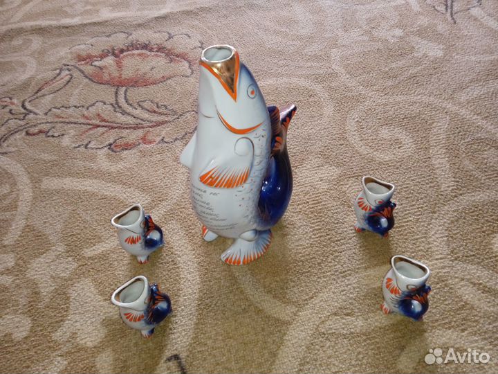 Посуда Рыбки Фарфоровая СССР