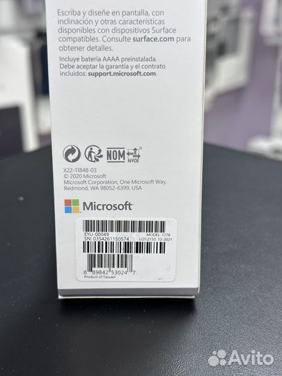 Стилус Microsoft Surface Pen Ice Blue