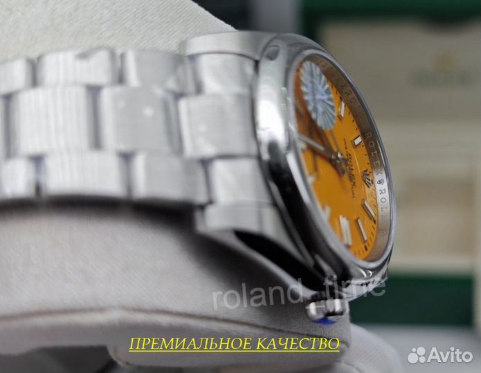 Яркие красивые мужские часы Rolex Oyster Perpetual