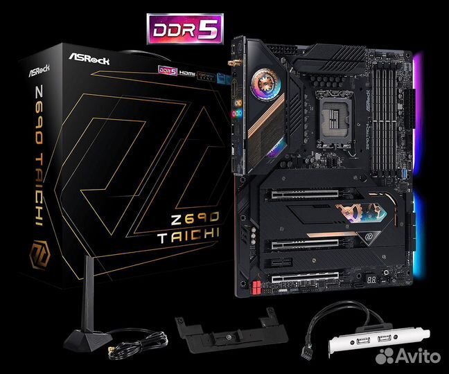 Asrock Z690 Taichi DDR5 новая на гарантии