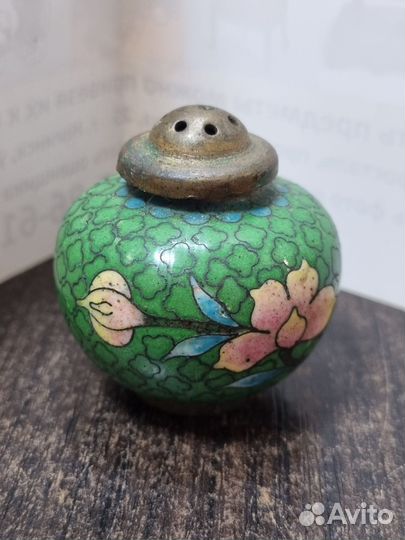 Солонка, клуазоне