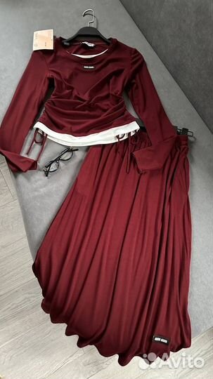 Красивый костюм miu miu (тренд года)