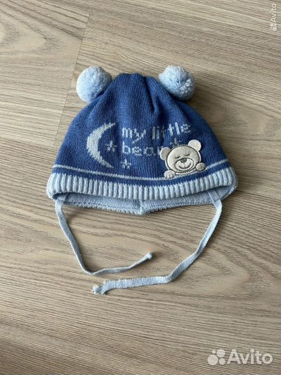 Шапка зимняя для малыша 42-44