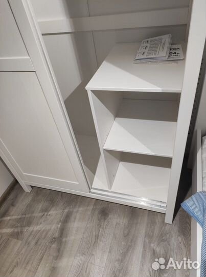 Зеркало белое массив сосны 52х140 см