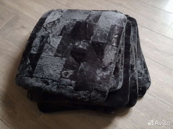 Меховые сидушки, на стул, кресло, в автомобиль