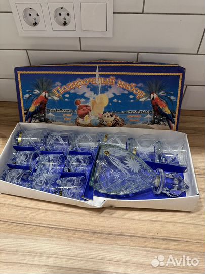 Сервиз хрустальный для напитков