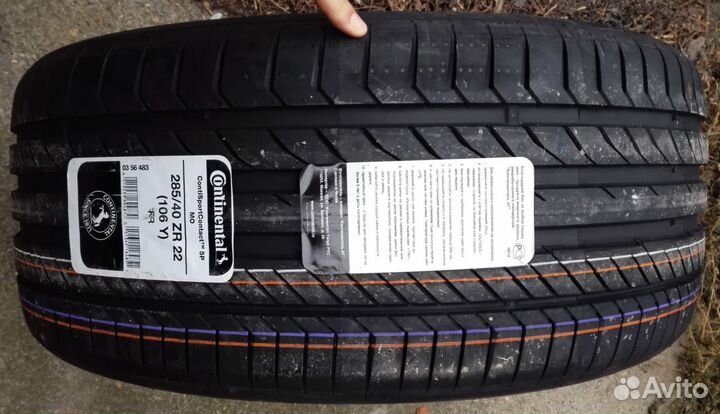 Continental ContiSportContact 5P 285/40 R22 106Y