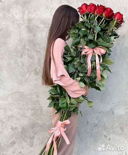 Высокие розы, букеты, цветы Доставка