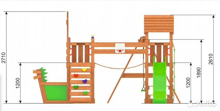 Детская площадка Спортивный комплекс W20