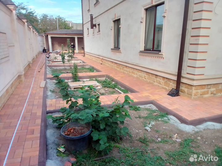 Укладка тротуарной плитки