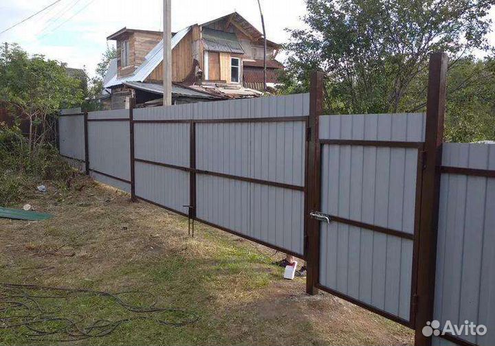 Забор из профнастила