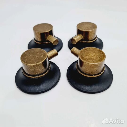 Ручки для варочной панели чёрного цвета