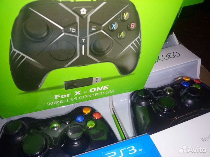 Джойстик xbox 360 Xbox series one PS4 PS3 ps5 pc