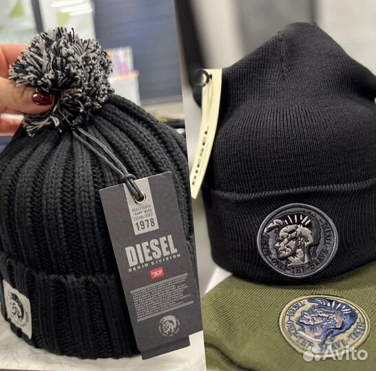 Мужская шапка diesel