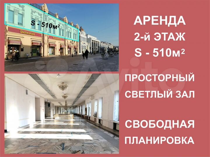 Аренда под торговлю, офис на Урицкого от6 до1000м²