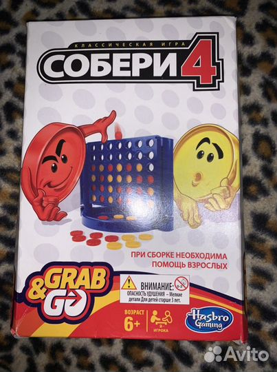 Игра настольная Hasbro Собери 4