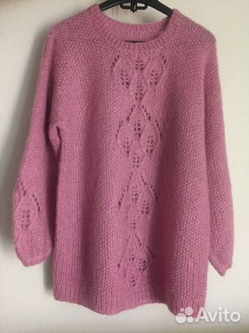 Свитер мохеровый