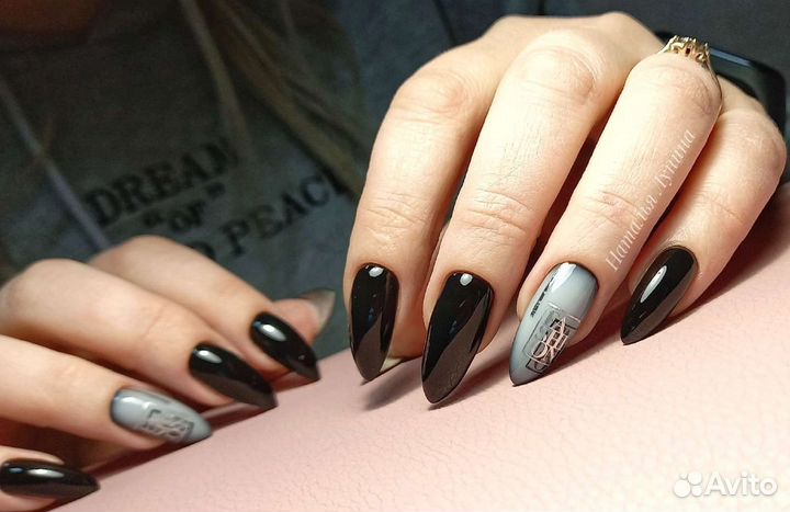 Маникюр с покрытием гель-лаком/гелем