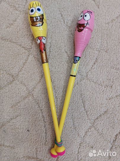 Обмотка предметов для художественной гимнастики