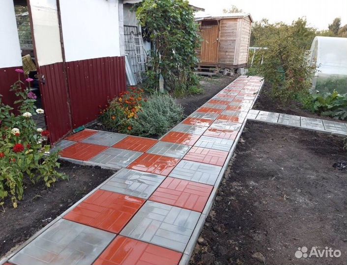 Плитка тротуарная кладка