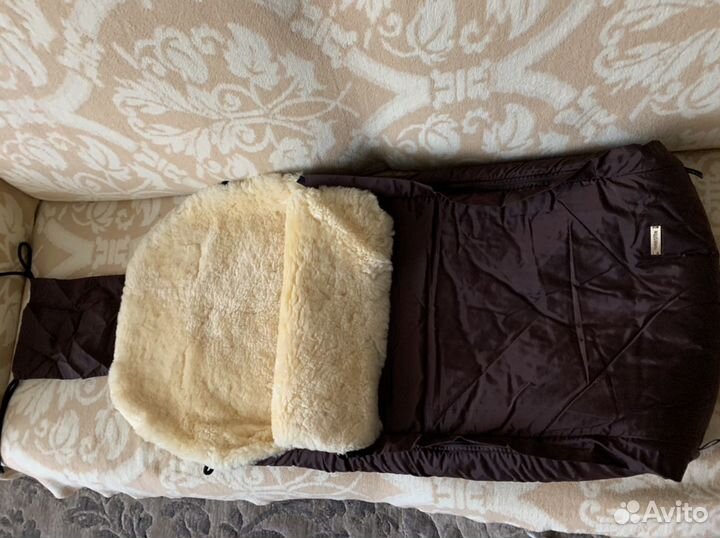 Меховой конверт для новорожденных Mansita