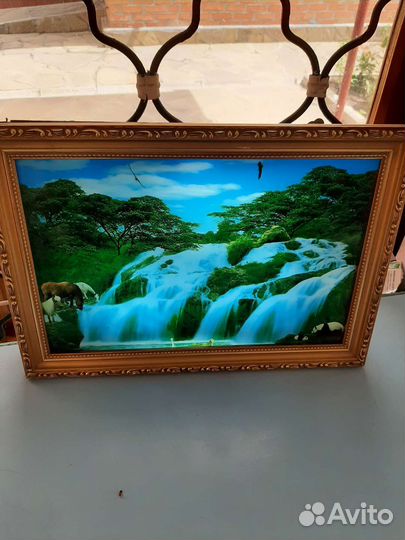 Картина светящаяся, электрическая